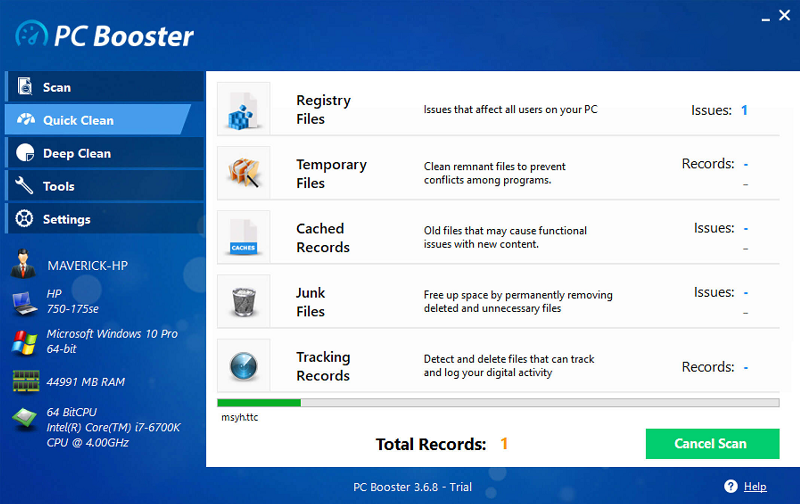 PC Booster screenshot